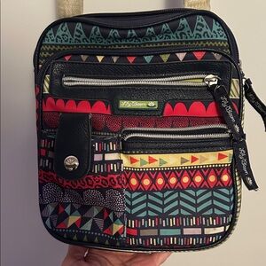Lily Bloom Colorful Patterned Crossbody Bag